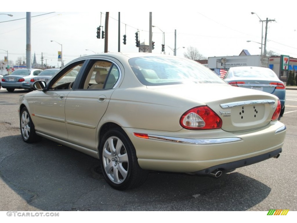 2006 X-Type 3.0 - Winter Gold Metallic / Champagne photo #4