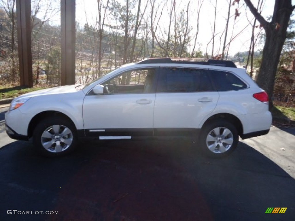 2012 Outback 2.5i Limited - Satin White Pearl / Off Black photo #4
