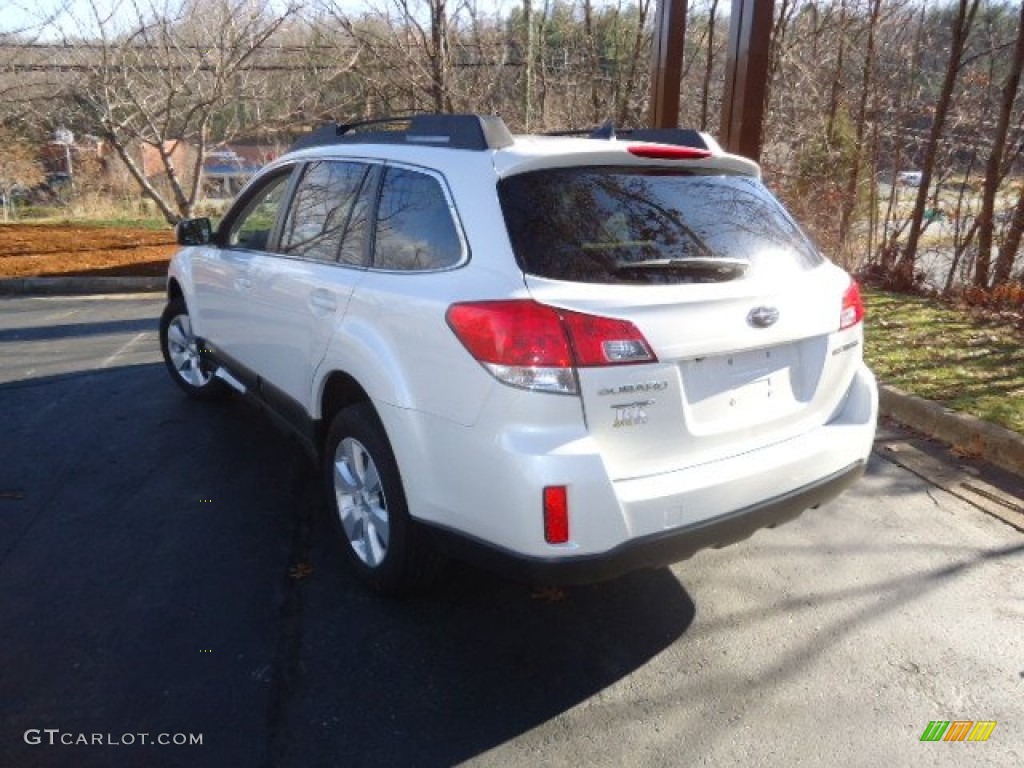 2012 Outback 2.5i Limited - Satin White Pearl / Off Black photo #5