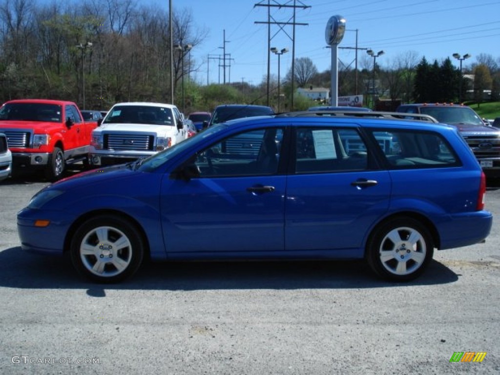 2003 Focus ZTW Wagon - French Blue Metallic / Medium Graphite photo #5