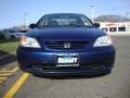 2003 Eternal Blue Pearl Honda Civic EX Coupe  photo #10