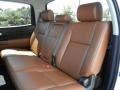 2011 Toyota Tundra Redrock/Black Interior Rear Seat Photo