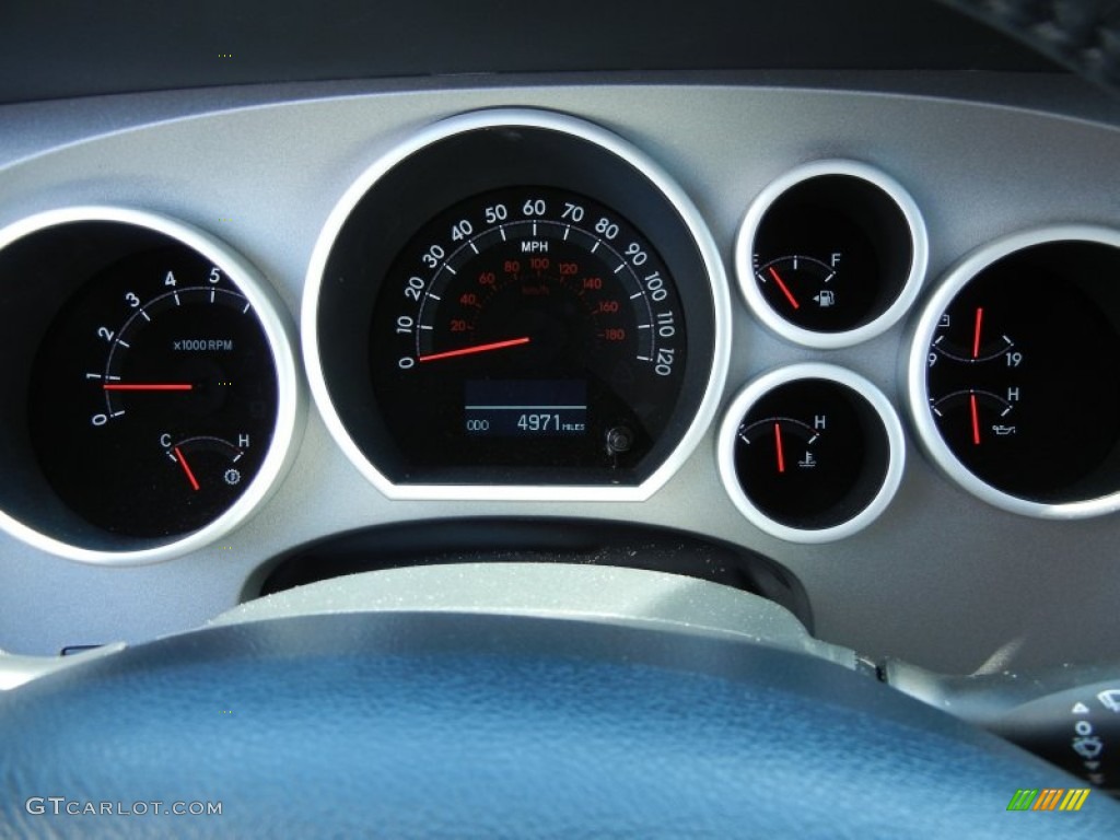 2011 Toyota Tundra Limited CrewMax Gauges Photo #62931224