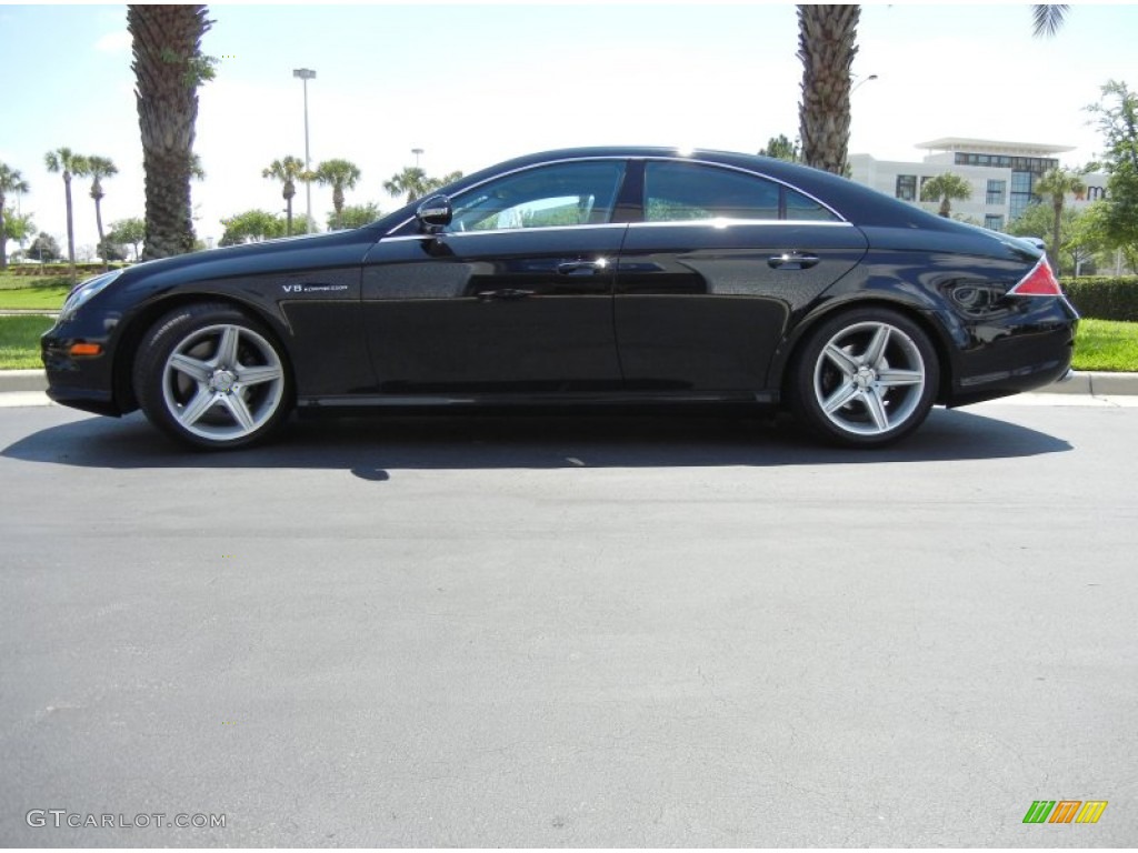 Black 2008 Mercedes-Benz CLS 550 Exterior Photo #62931332