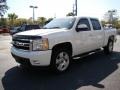 Summit White - Silverado 1500 LTZ Crew Cab 4x4 Photo No. 4