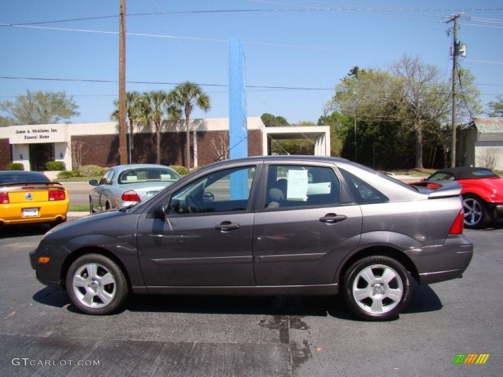 Liquid Grey Metallic 2007 Ford Focus ZX4 SES Sedan Exterior Photo #62932124