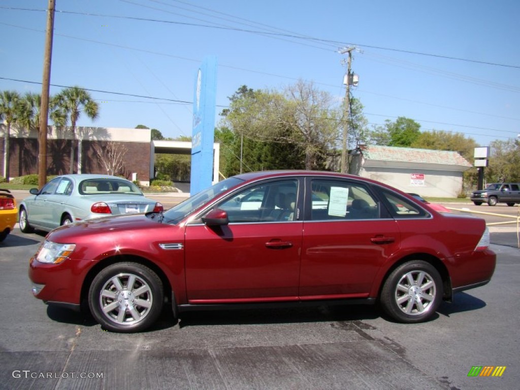 Merlot Metallic 2008 Ford Taurus SEL Exterior Photo #62932436