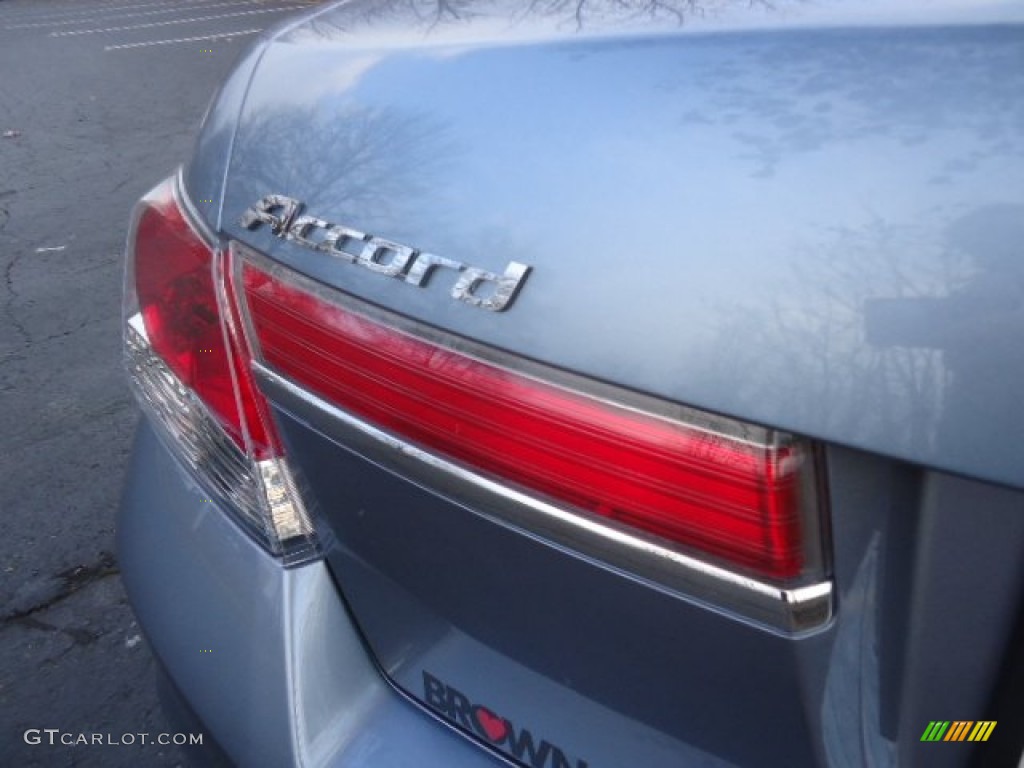 2012 Accord EX V6 Sedan - Celestial Blue Metallic / Black photo #13