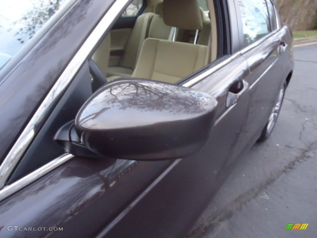 2012 Accord EX Sedan - Dark Amber Metallic / Ivory photo #13