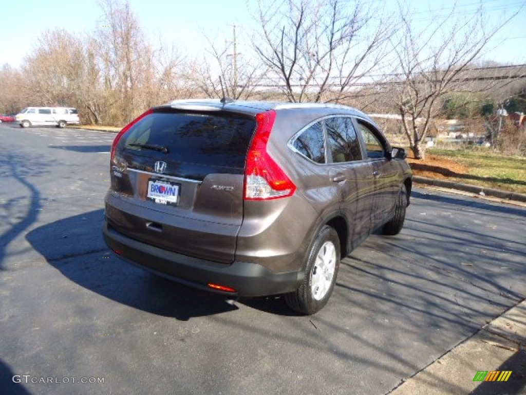 2012 CR-V EX-L 4WD - Basque Red Pearl II / Gray photo #7