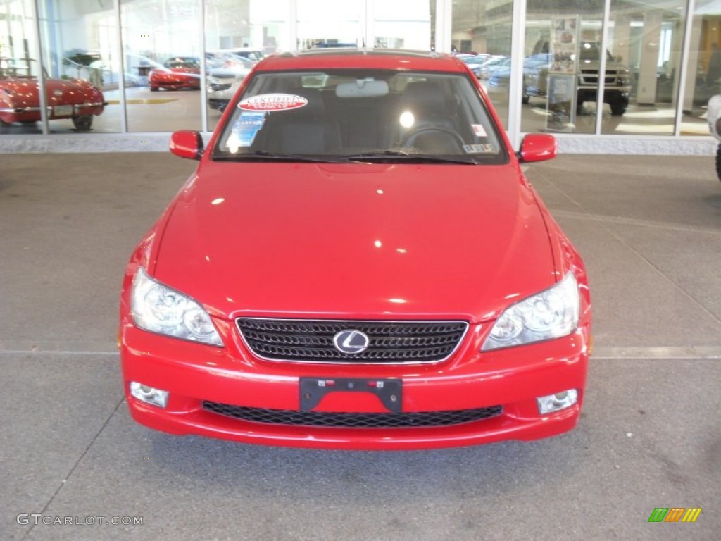 2003 IS 300 SportCross - Absolutely Red / Black photo #2