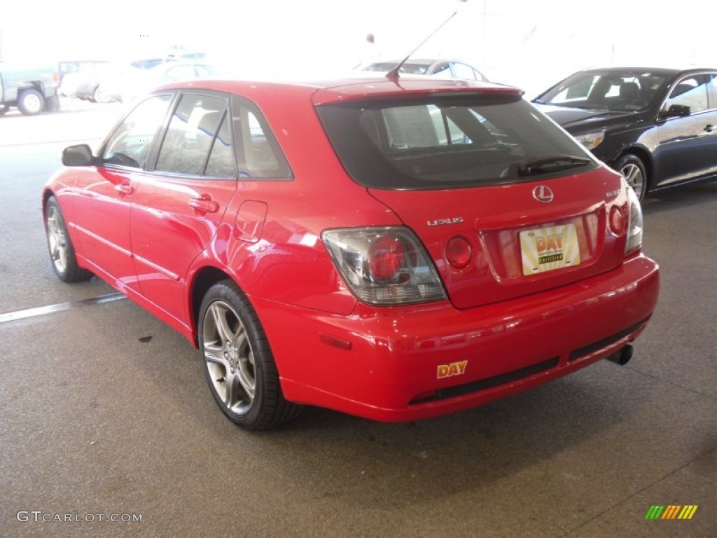 2003 IS 300 SportCross - Absolutely Red / Black photo #4
