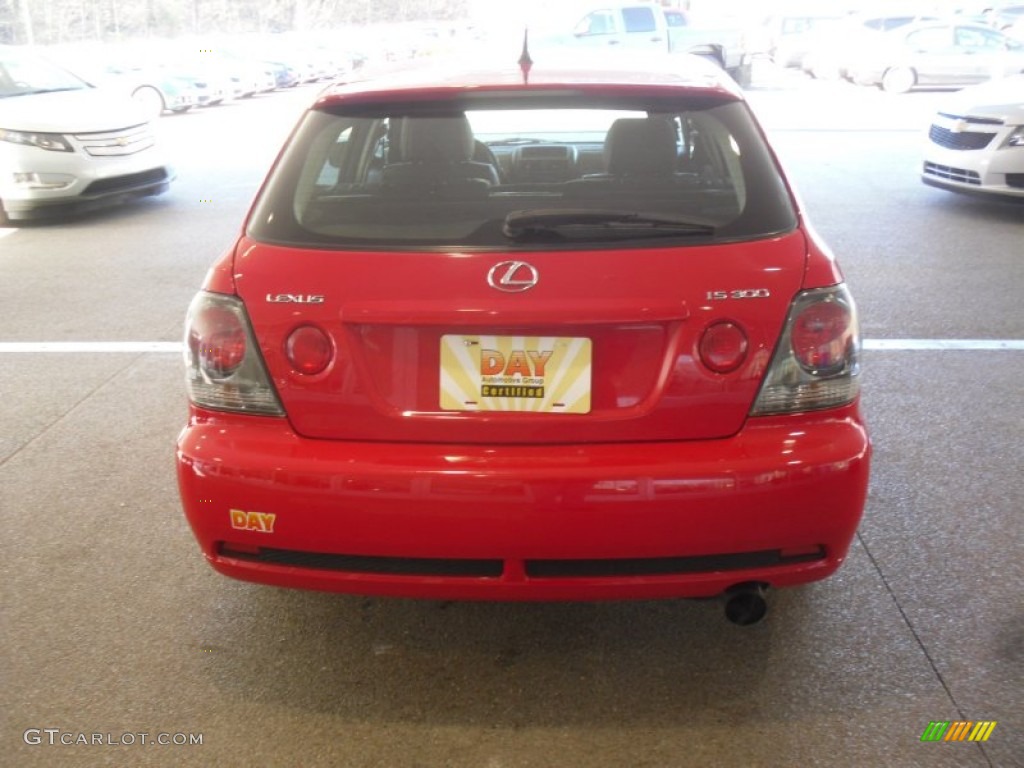 2003 IS 300 SportCross - Absolutely Red / Black photo #5