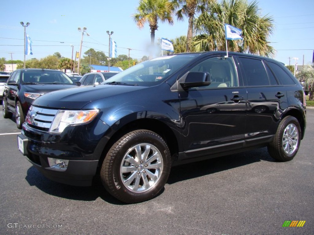 Dark Ink Blue Metallic 2010 Ford Edge SEL AWD Exterior Photo #62934573