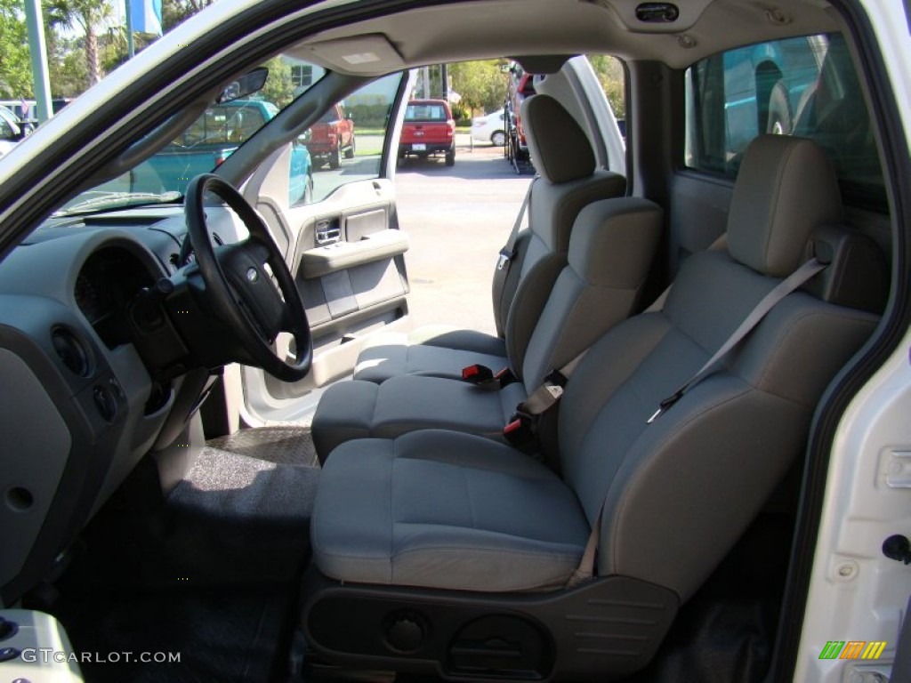 2007 F150 XL Regular Cab - Oxford White / Medium Flint photo #10