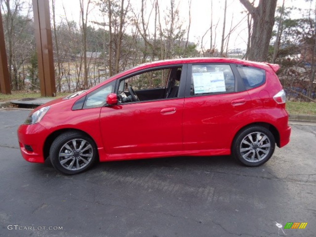Milano Red 2012 Honda Fit Sport Exterior Photo #62935479