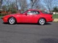 Guards Red 1987 Porsche 944 Standard 944 Model Exterior