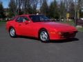 Guards Red 1987 Porsche 944 Standard 944 Model Exterior