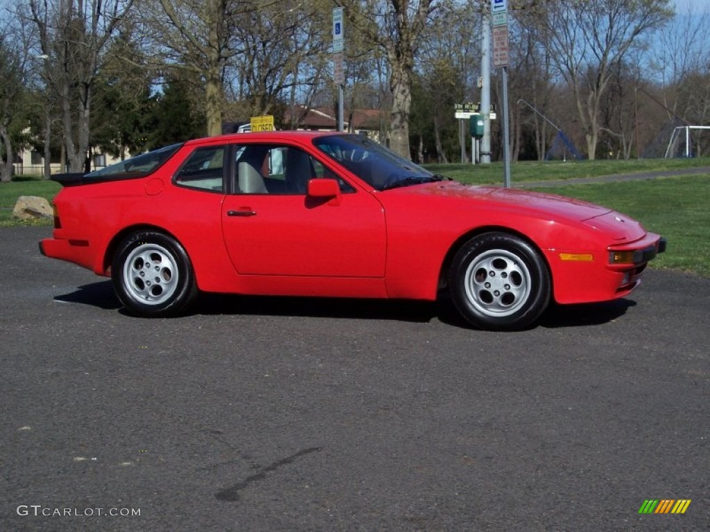 Guards Red 1987 Porsche 944 Standard 944 Model Exterior Photo #62935887