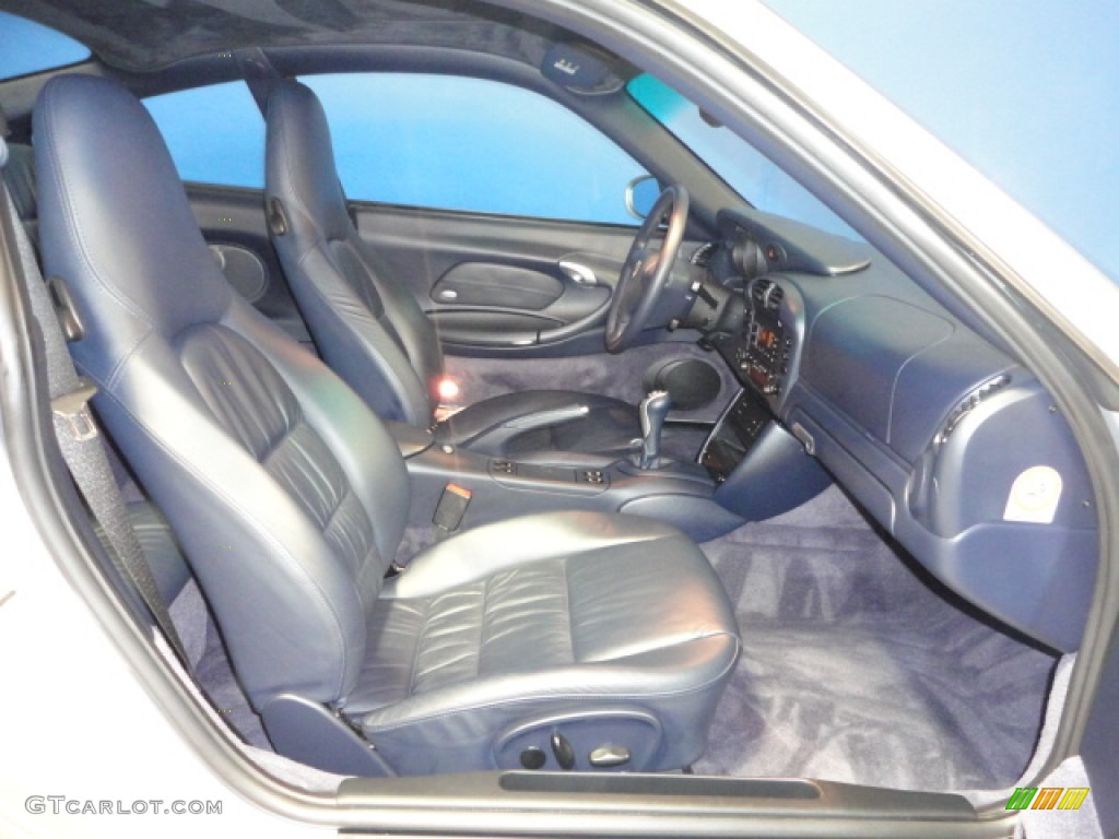 Metropol Blue Interior 2002 Porsche 911 Carrera Coupe Photo #62937144