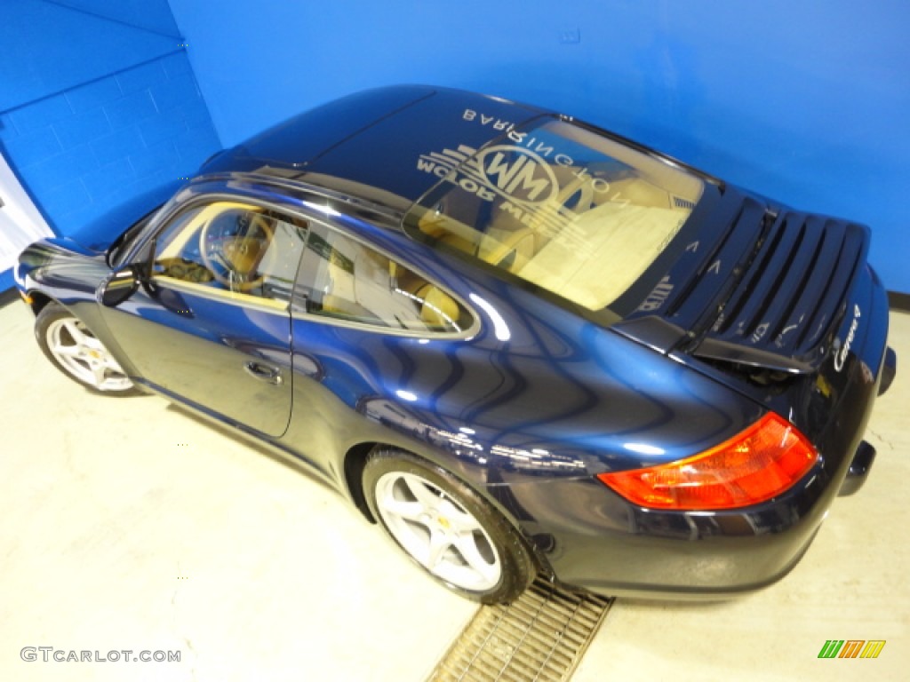 2008 911 Carrera 4 Coupe - Midnight Blue Metallic / Sand Beige photo #34