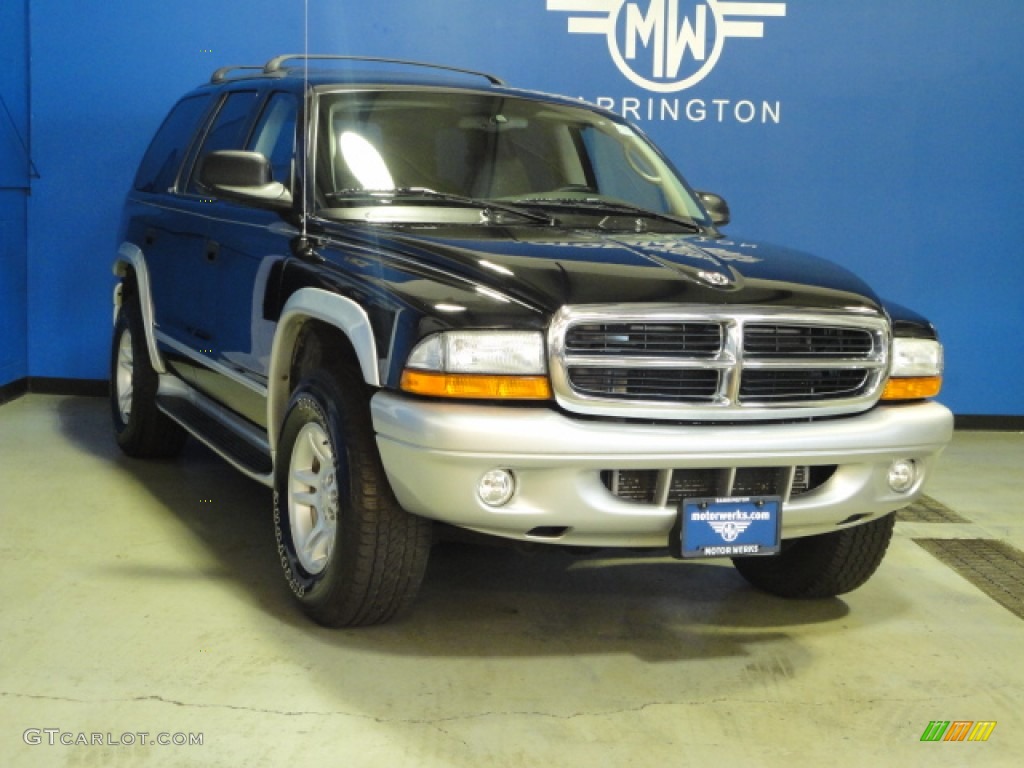 2002 Durango SLT 4x4 - Black / Dark Slate Gray photo #1