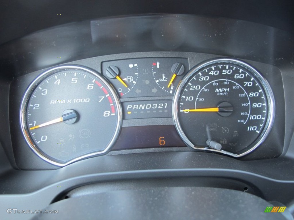 2012 Chevrolet Colorado LT Crew Cab Gauges Photo #62941784