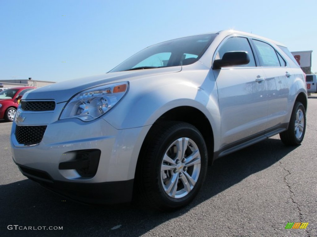 2012 Equinox LS - Silver Ice Metallic / Light Titanium/Jet Black photo #3