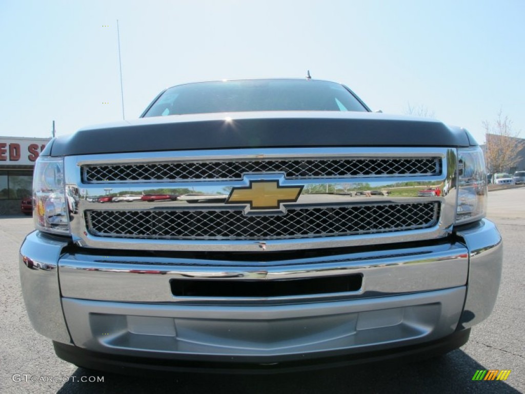 2012 Silverado 1500 LS Extended Cab - Mocha Steel Metallic / Dark Titanium photo #2