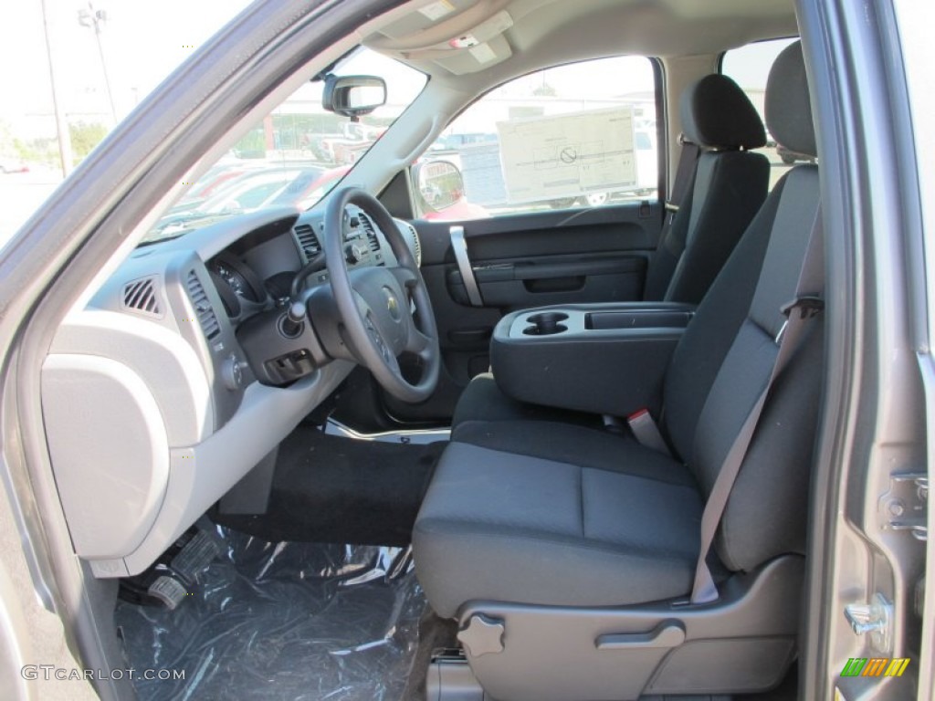 2012 Silverado 1500 LS Crew Cab - Graystone Metallic / Dark Titanium photo #9