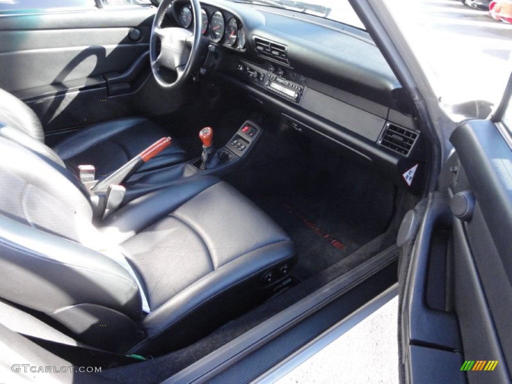 Black Interior 1997 Porsche 911 Carrera Cabriolet Photo #62944977