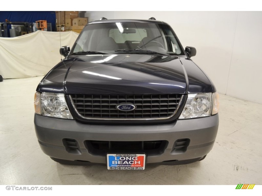 2002 Explorer XLS - Black Clearcoat / Graphite photo #4