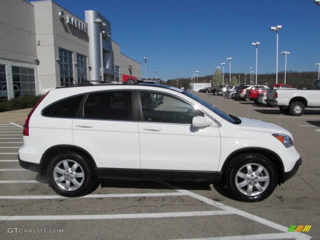 2009 CR-V EX-L 4WD - Taffeta White / Gray photo #2