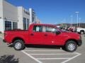 2010 Vermillion Red Ford F150 XL SuperCrew 4x4  photo #2