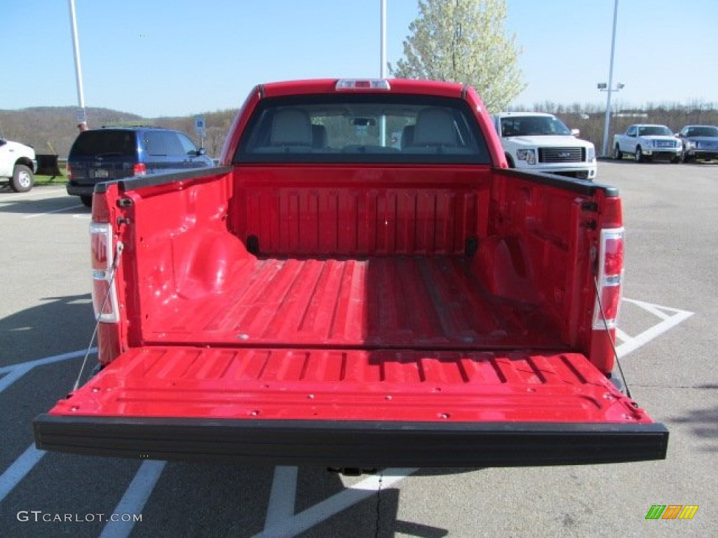 2010 F150 XL SuperCrew 4x4 - Vermillion Red / Medium Stone photo #10