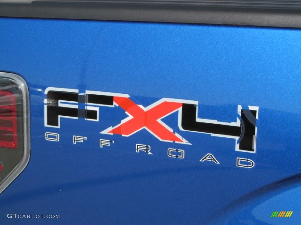 2011 F150 FX4 SuperCab 4x4 - Blue Flame Metallic / Black photo #4