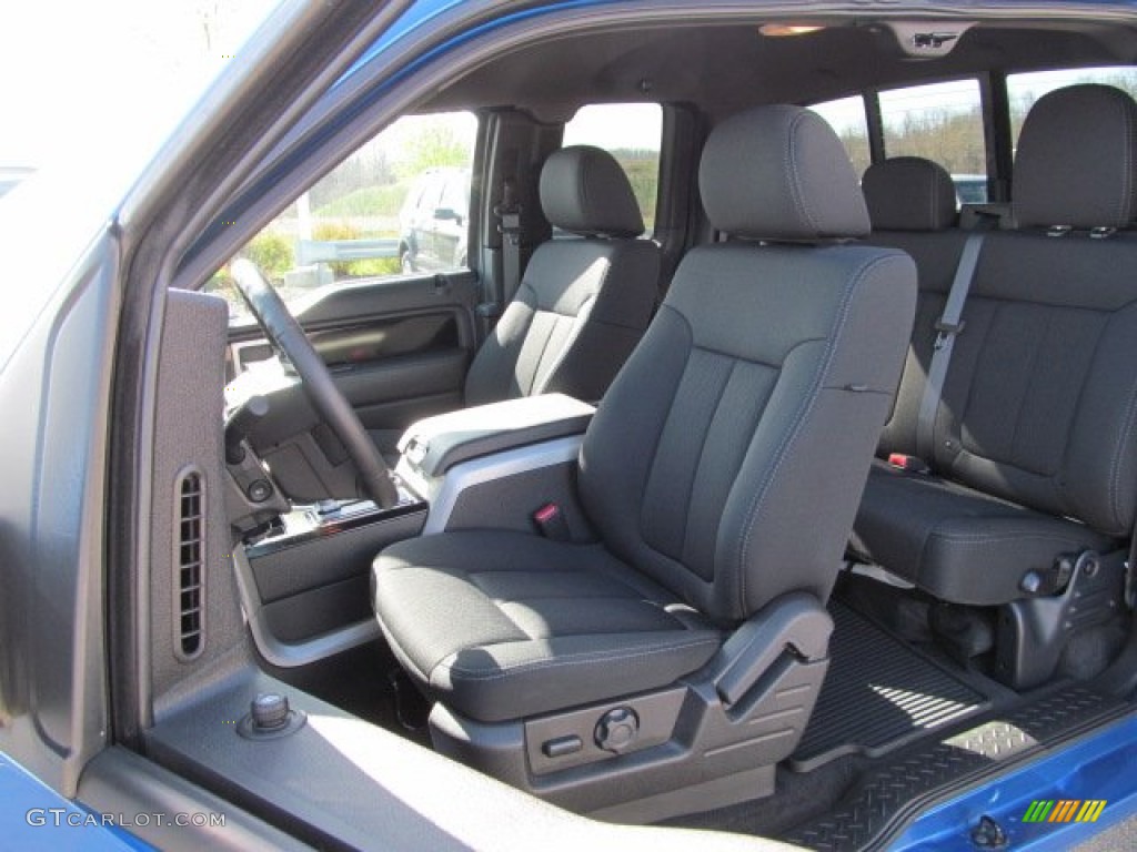 Black Interior 2011 Ford F150 FX4 SuperCab 4x4 Photo #62946412