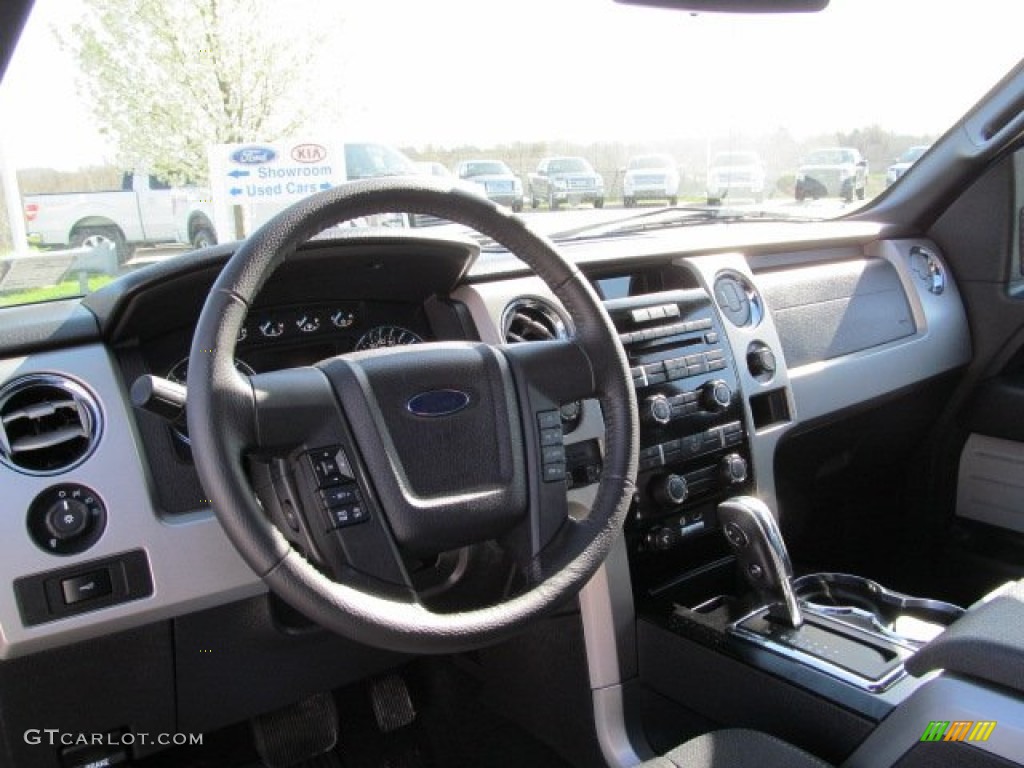 2011 Ford F150 FX4 SuperCab 4x4 Black Dashboard Photo #62946421