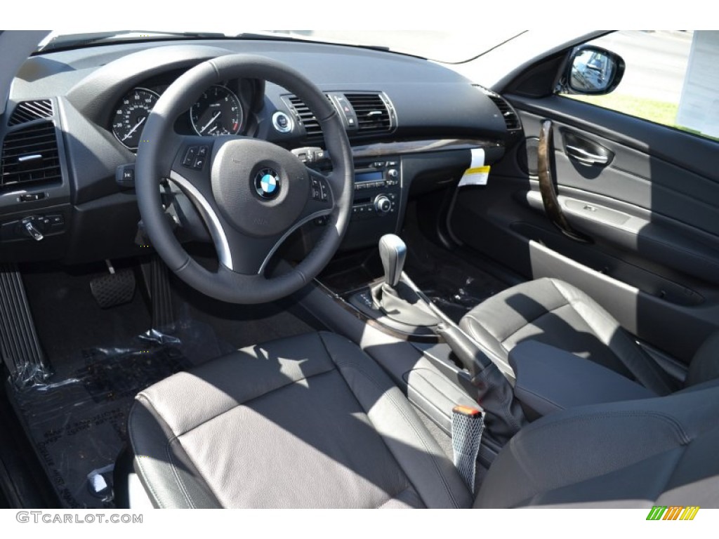 2012 1 Series 128i Coupe - Alpine White / Black photo #6