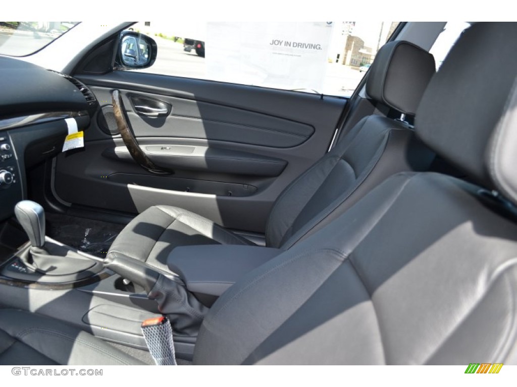 2012 1 Series 128i Coupe - Alpine White / Black photo #7