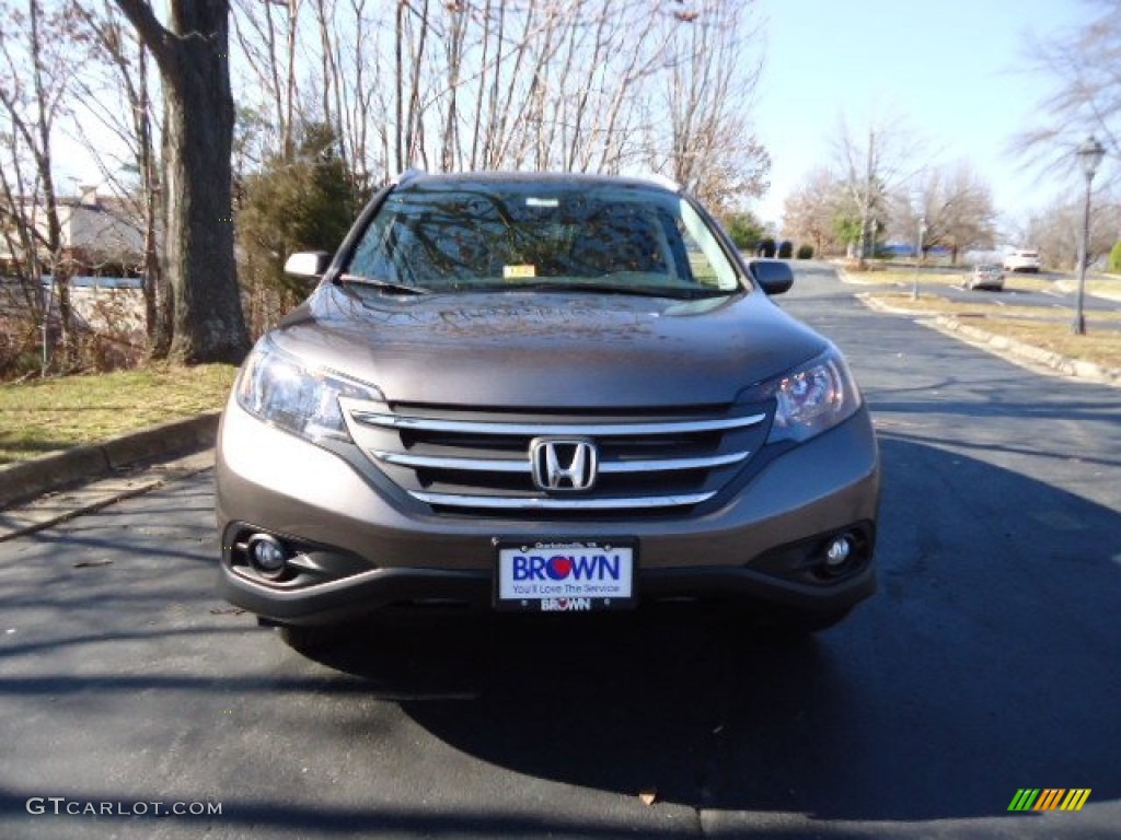 2012 CR-V EX-L - Urban Titanium Metallic / Beige photo #2