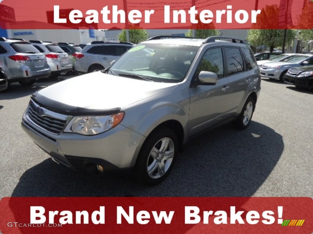 2009 Forester 2.5 X Limited - Spark Silver Metallic / Platinum photo #1