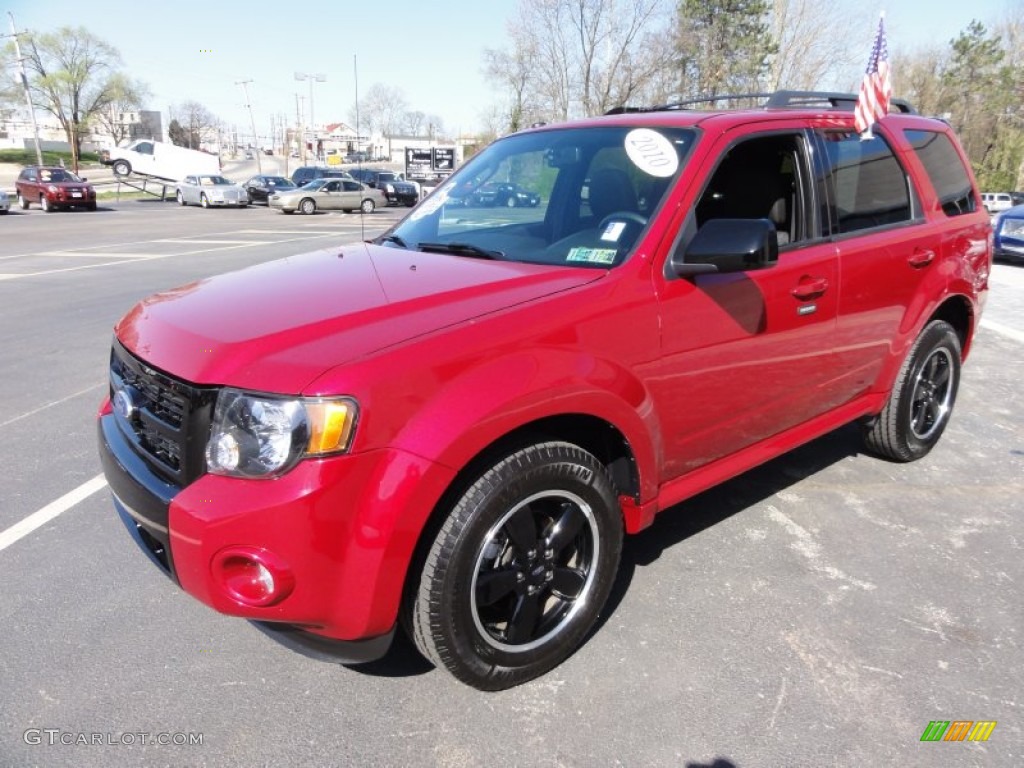 Sangria Red Metallic 2010 Ford Escape XLT V6 Sport Package 4WD Exterior Photo #62949714