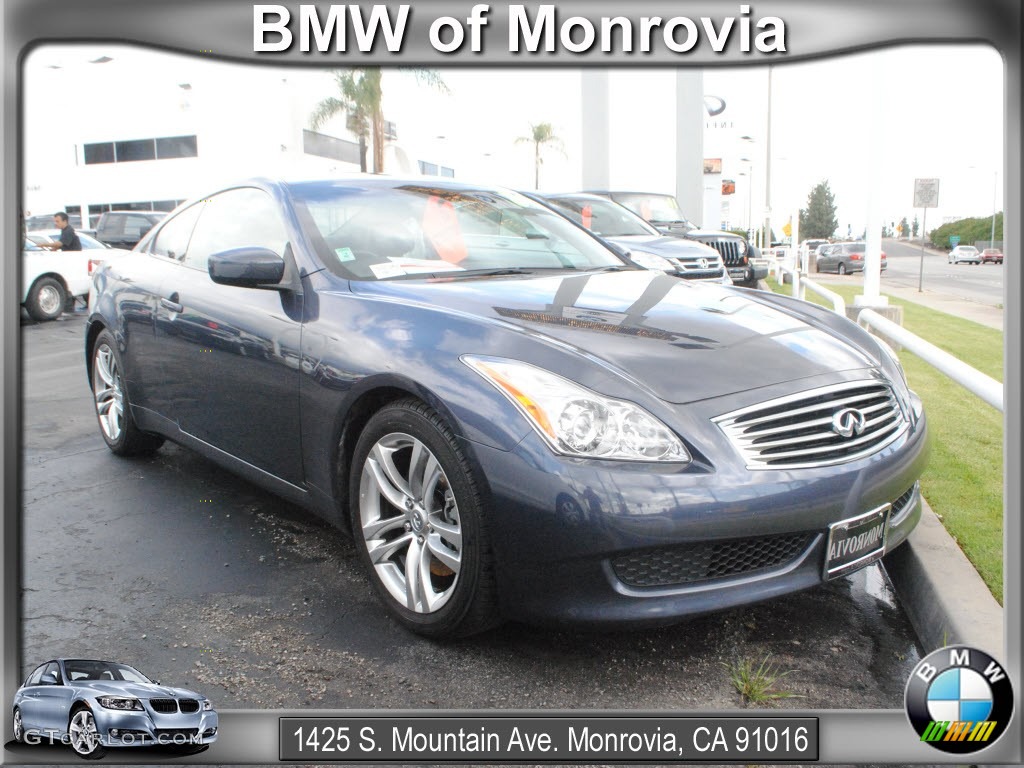 2008 G 37 Coupe - Blue Slate Metallic / Graphite photo #1