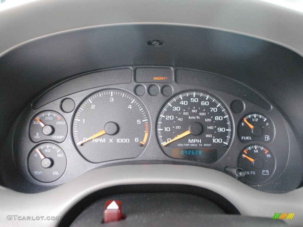 2004 Chevrolet Blazer LS Gauges Photo #62950641