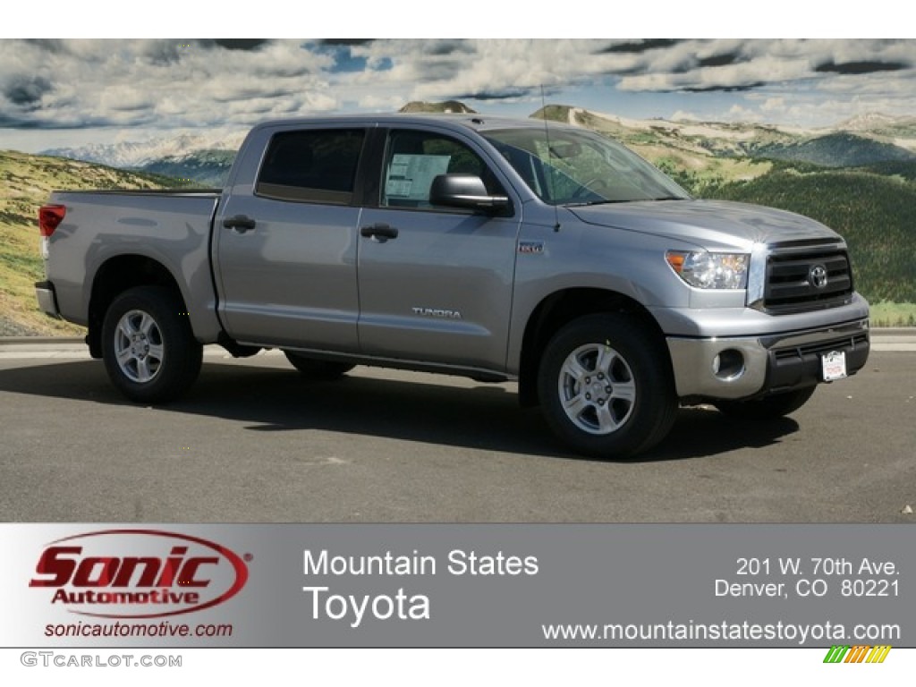 2012 Tundra SR5 CrewMax 4x4 - Silver Sky Metallic / Graphite photo #1