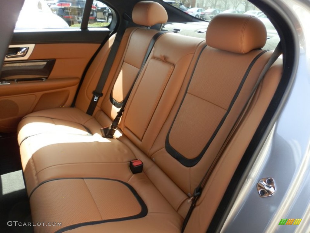 London Tan/Warm Charcoal Interior 2012 Jaguar XF Supercharged Photo #62953142