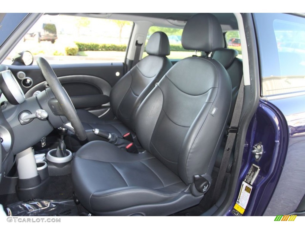 Panther Black Interior 2006 Mini Cooper S Hardtop Photo #62953344