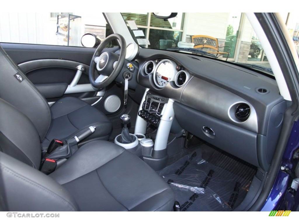 Panther Black Interior 2006 Mini Cooper S Hardtop Photo #62953598