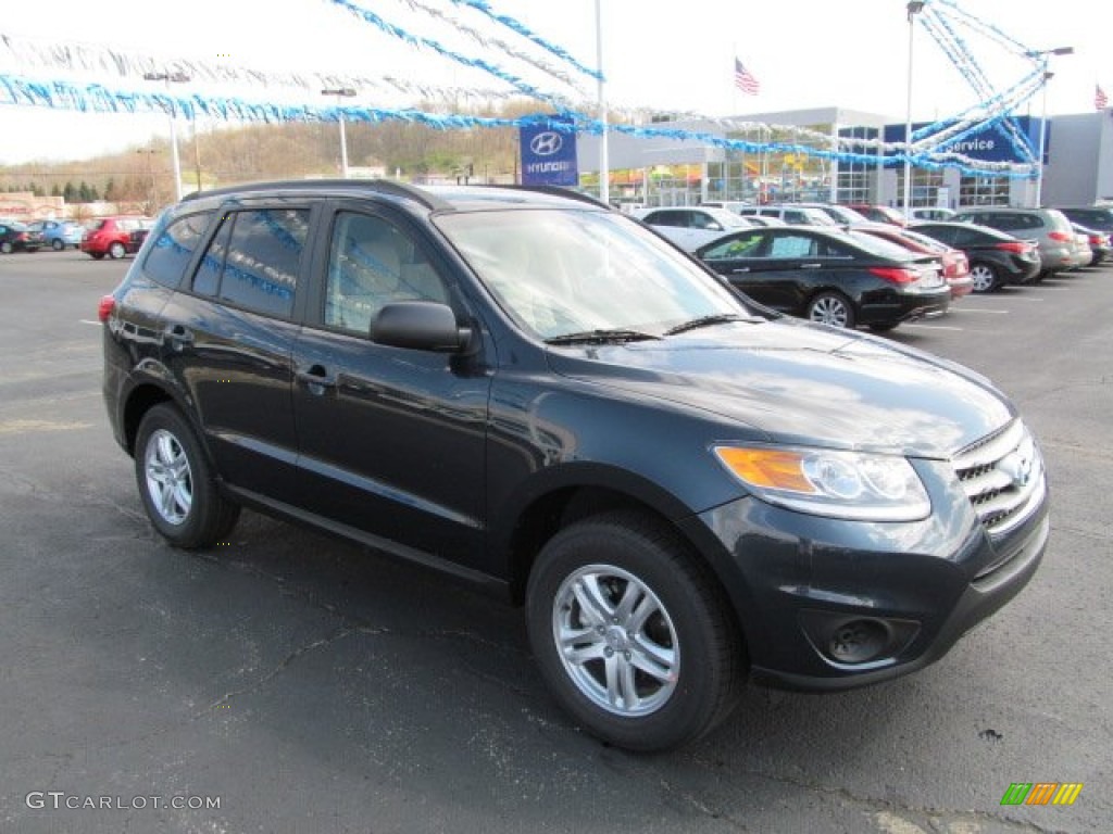 2012 Santa Fe GLS - Pacific Blue Pearl / Beige photo #1